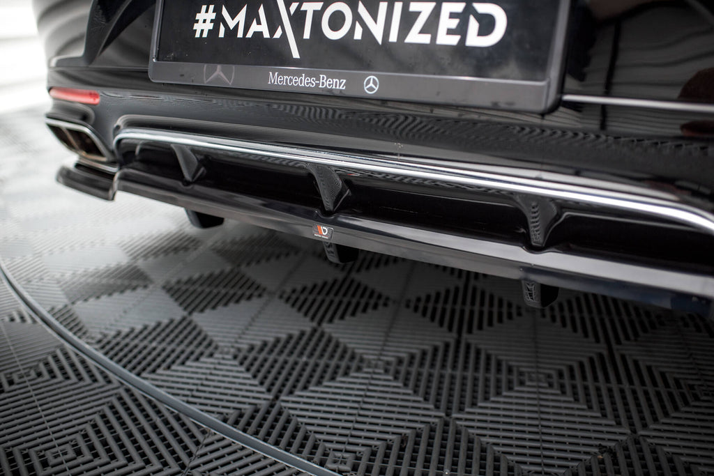 Rear splitter (with vertical bars) mercedes-benz s coupe amg-line c217 facelift