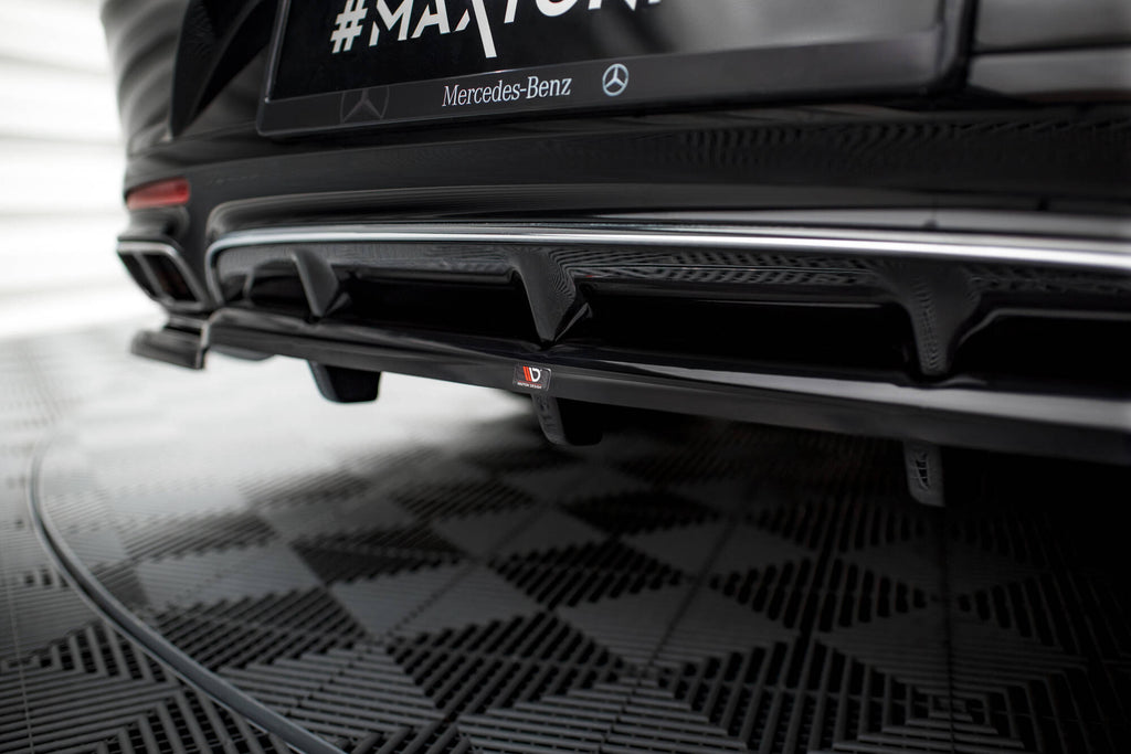 Rear splitter (with vertical bars) mercedes-benz s coupe amg-line c217 facelift