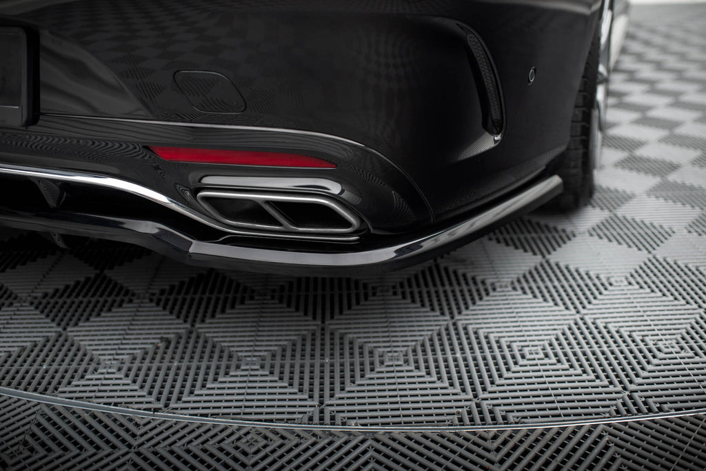 Rear splitter (with vertical bars) mercedes-benz s coupe amg-line c217 facelift