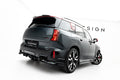 Rear splitter (with vertical bars) mini countryman jcw u25