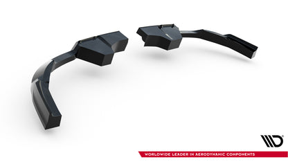 Rear splitter (with vertical bars) mini countryman jcw u25