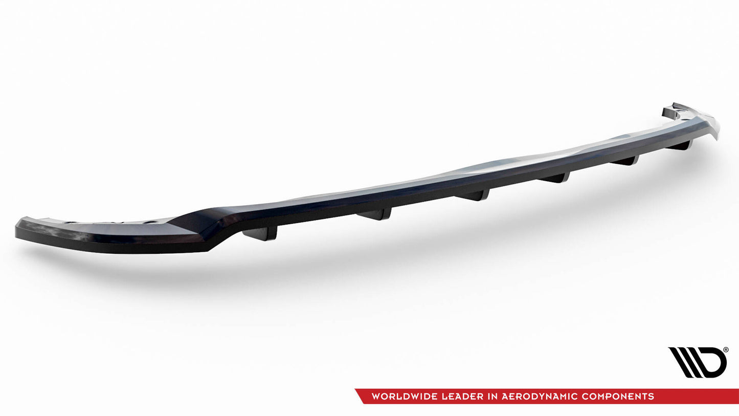 Rear splitter (with vertical bars) opel corsa - e f ( mk6)