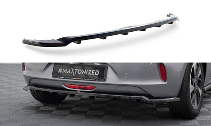 Rear splitter (with vertical bars) opel corsa - e f ( mk6)