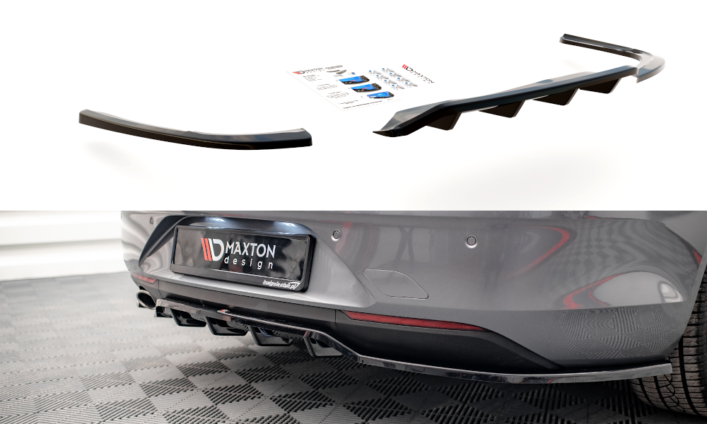 Rear splitter (with vertical bars) opel insignia mk2