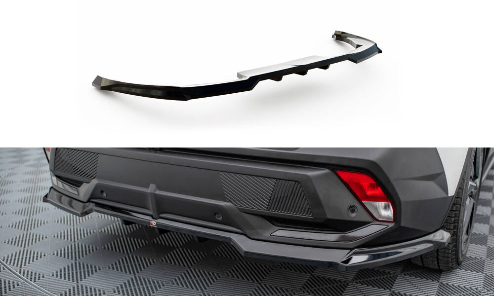 Rear splitter (with vertical bars) peugeot 408 mk1