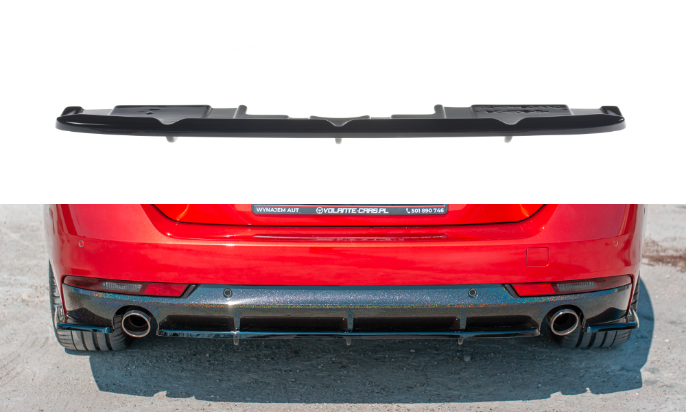Rear splitter(with vertical bars)  peugeot 508 petrol mk2
