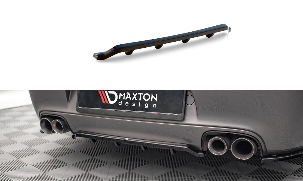 Rear splitter (with vertical bars) porsche 911 carrera / carrera gts 997 facelift