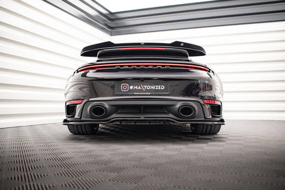 Rear splitter (with vertical bars) Porsche 911 Turbo's 992