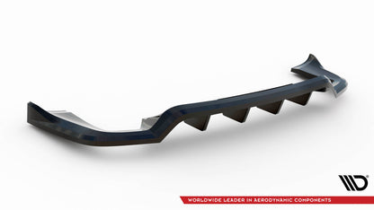 Rear splitter (with vertical bars) porsche cayenne mk2 facelift