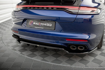 Rear splitter (with vertical bars) porsche panamera e-hybrid 971 facelift