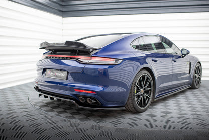 Rear splitter (with vertical bars) porsche panamera e-hybrid 971 facelift