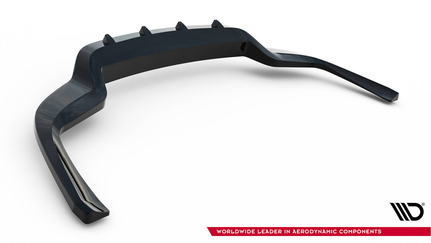 Rear splitter (with vertical bars) porsche panamera turbo s e-hybrid / panamera e-hybrid / panamera 4s 971