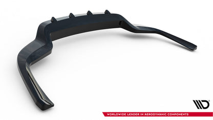 Rear splitter (with vertical bars) porsche panamera turbo s e-hybrid / panamera e-hybrid / panamera 4s 971