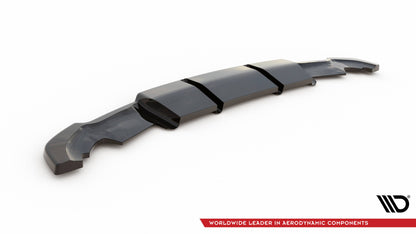 Rear splitter (with vertical bars) renault clio rs mk4