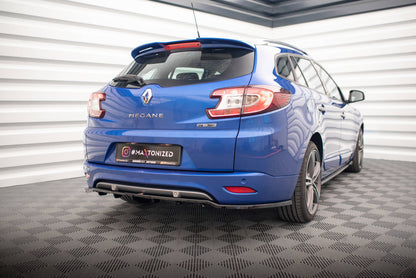 Rear splitter (with vertical bars) renault megane gt line grandtour mk3 facelift