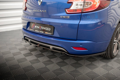 Rear splitter (with vertical bars) renault megane gt line grandtour mk3 facelift