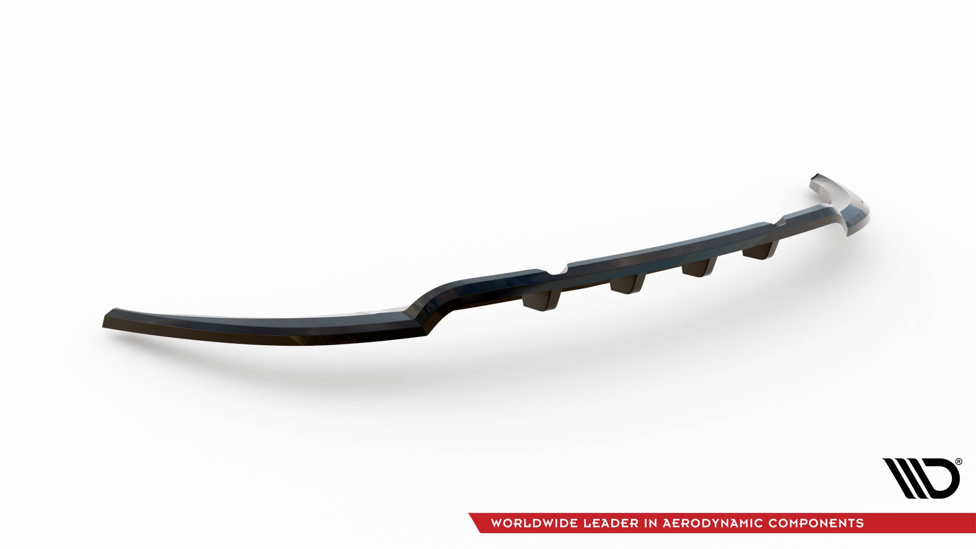 Bageste splitter (med lodrette barer) Renault Megane GT MK3 ansigtsløftning