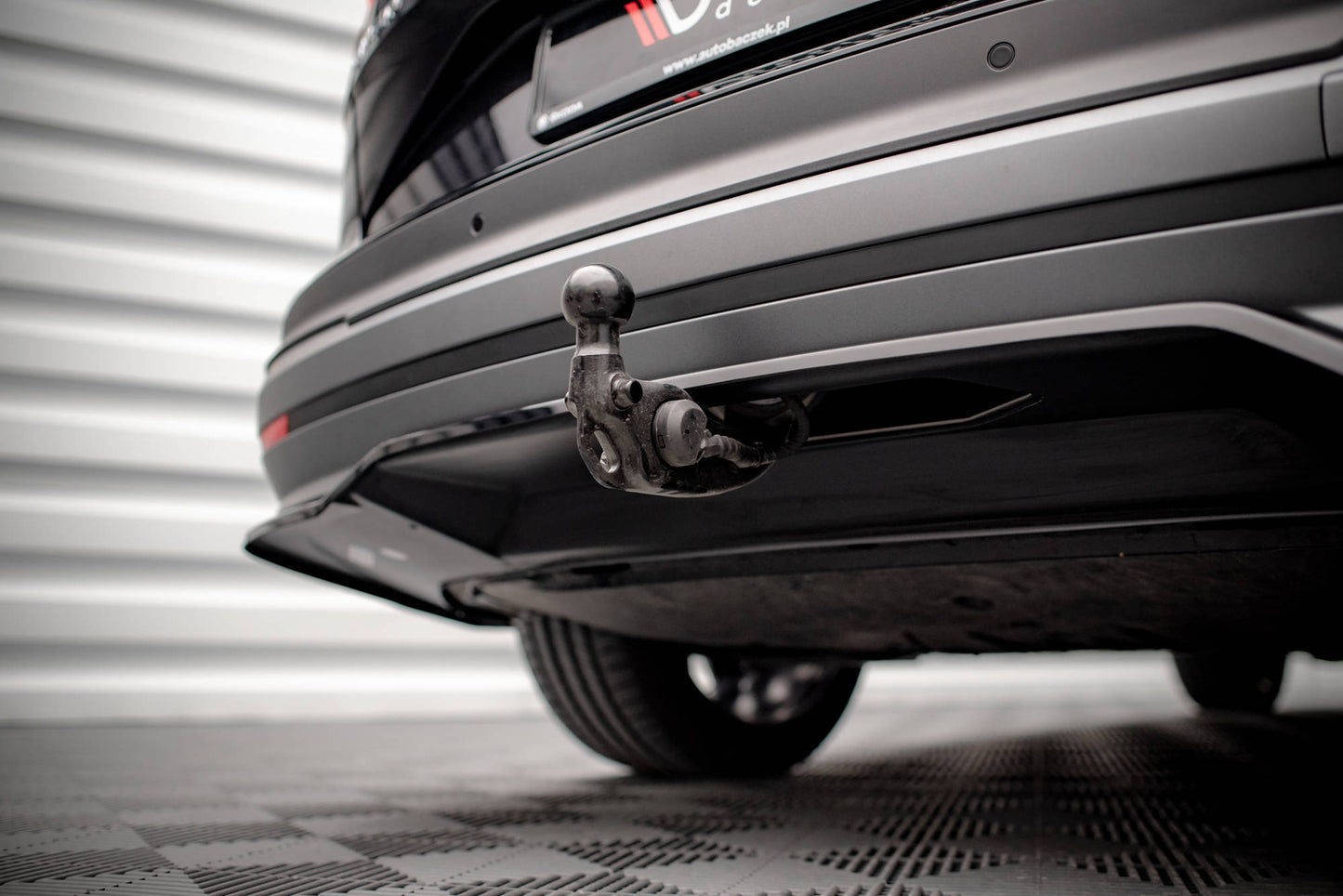 Rear splitter (with vertical bars) skoda enyaq iv