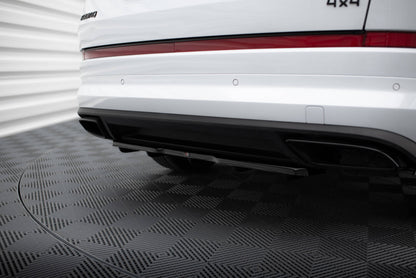 Rear splitter (with vertical bars) skoda kodiaq rs mk1 / mk1 facelift