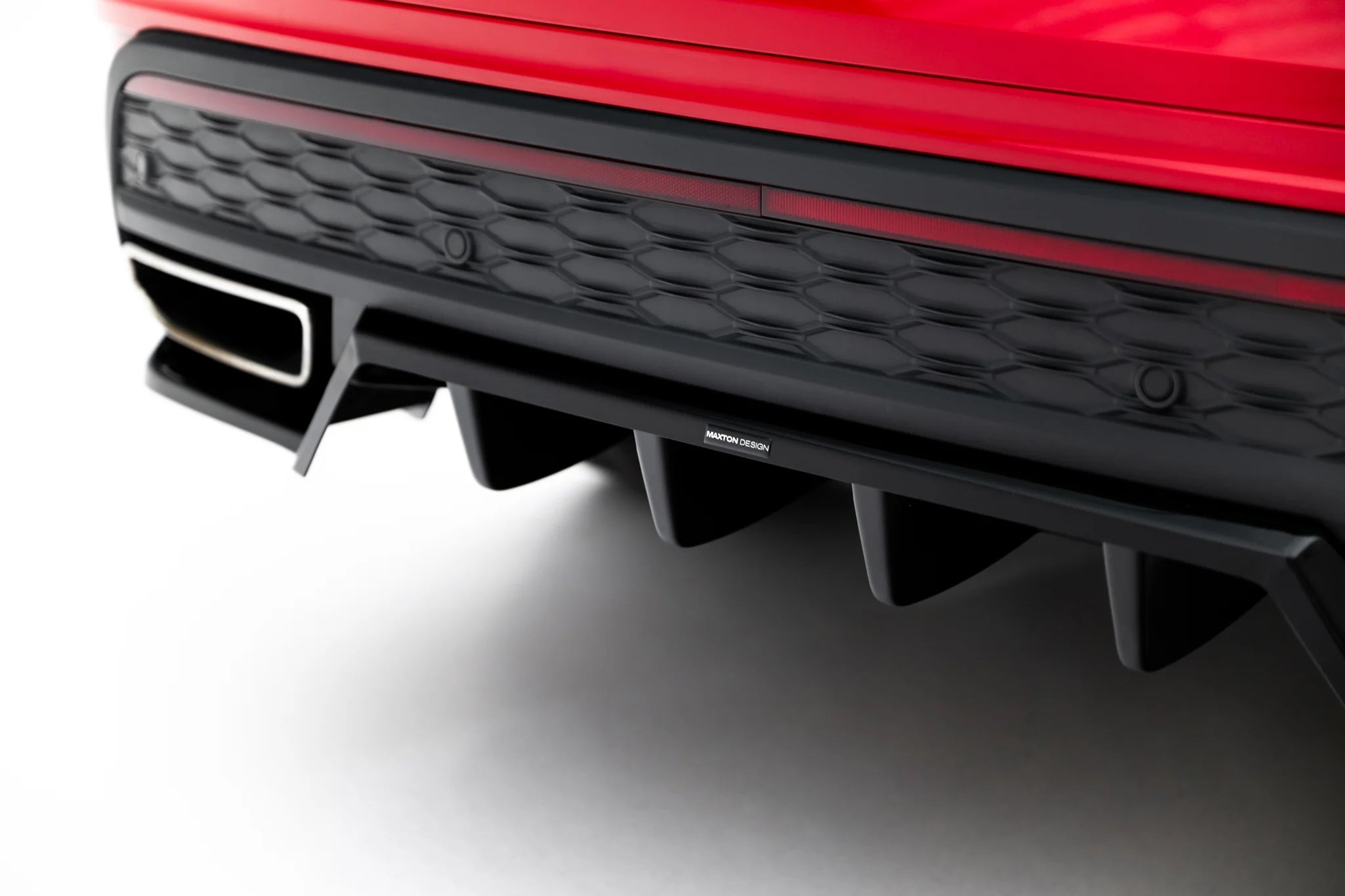 Rear splitter (with vertical bars) skoda kodiaq rs mk2