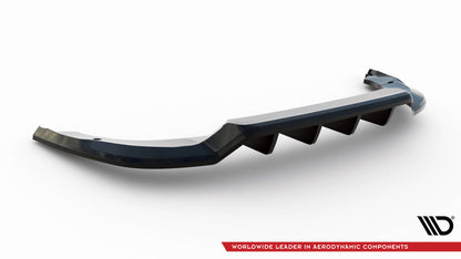 Rear splitter (with vertical bars) skoda kodiaq sportline mk1 / mk1 facelift