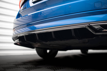 Rear splitter (with vertical bars) Skoda Octavia Sportline MK4