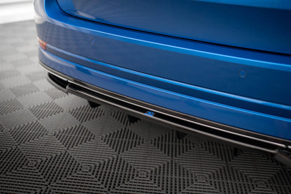 Rear splitter (with vertical bars) Skoda Octavia Sportline MK4