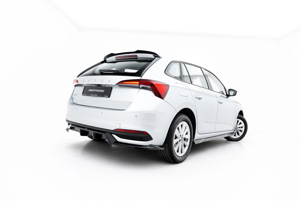 Rear splitter (with vertical bars) skoda scala mk1 facelift
