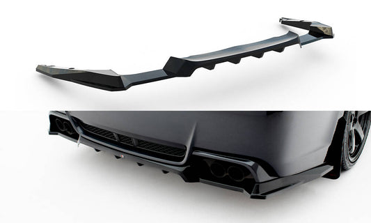 Rear splitter (with vertical bars) subaru impreza wrx sti mk3 facelift