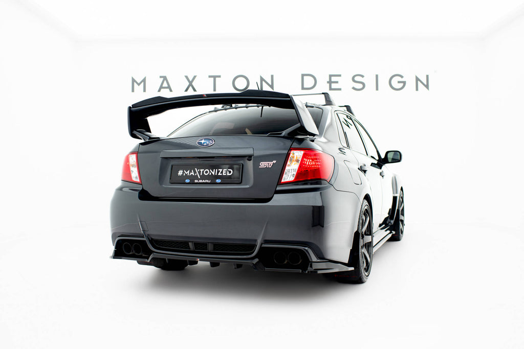 Rear splitter (with vertical bars) subaru impreza wrx sti mk3 facelift