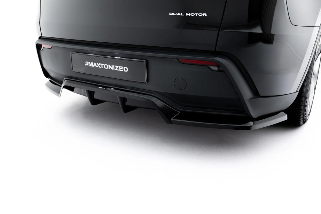Rear splitter (with vertical bars) tesla model y premium mk1 facelift