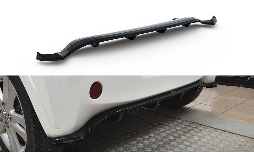 Rear splitter (with vertical bars) Toyota IQ
