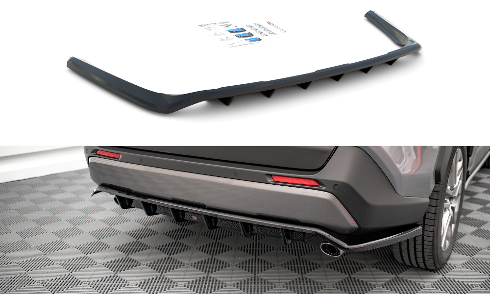 Rear splitter (with vertical bars) toyota rav4 mk5