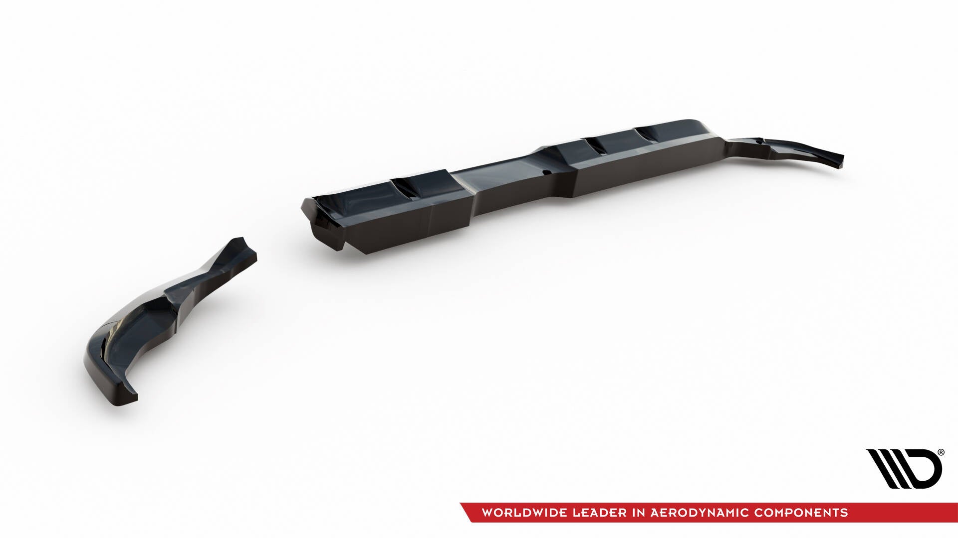 Rear splitter (with vertical bars) toyota yaris gr sport mk4