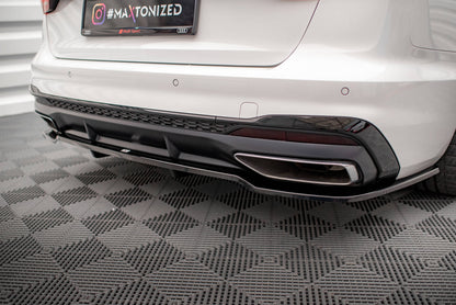 Rear splitter (with vertical bars) v.1 audi a4 s-line b9 facelift