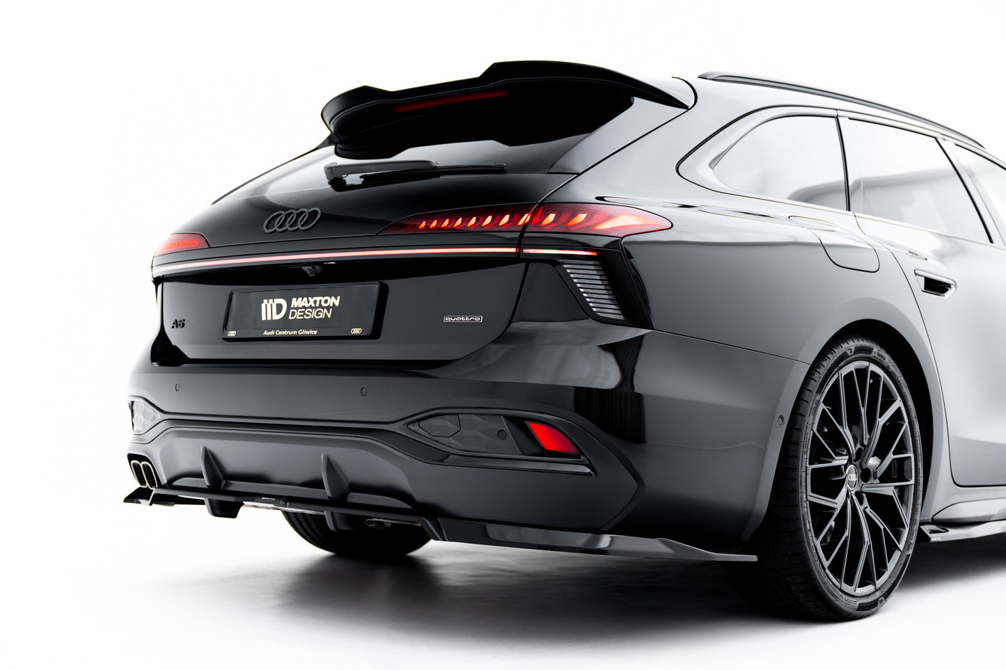 Rear splitter (with vertical bars) v.1 audi a6 s-line c9