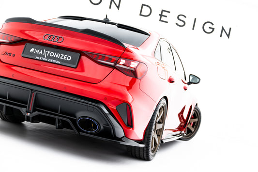 Rear splitter (with vertical bars) v.1 audi rs3 sedan 8y facelift