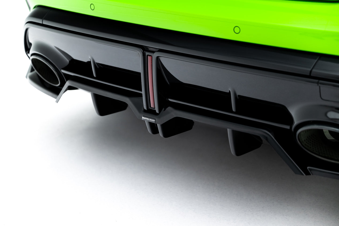 Rear splitter (with vertical bars) v.1 audi rs3 sportback 8y facelift