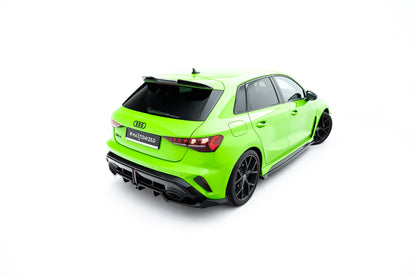 Rear splitter (with vertical bars) v.1 audi rs3 sportback 8y facelift