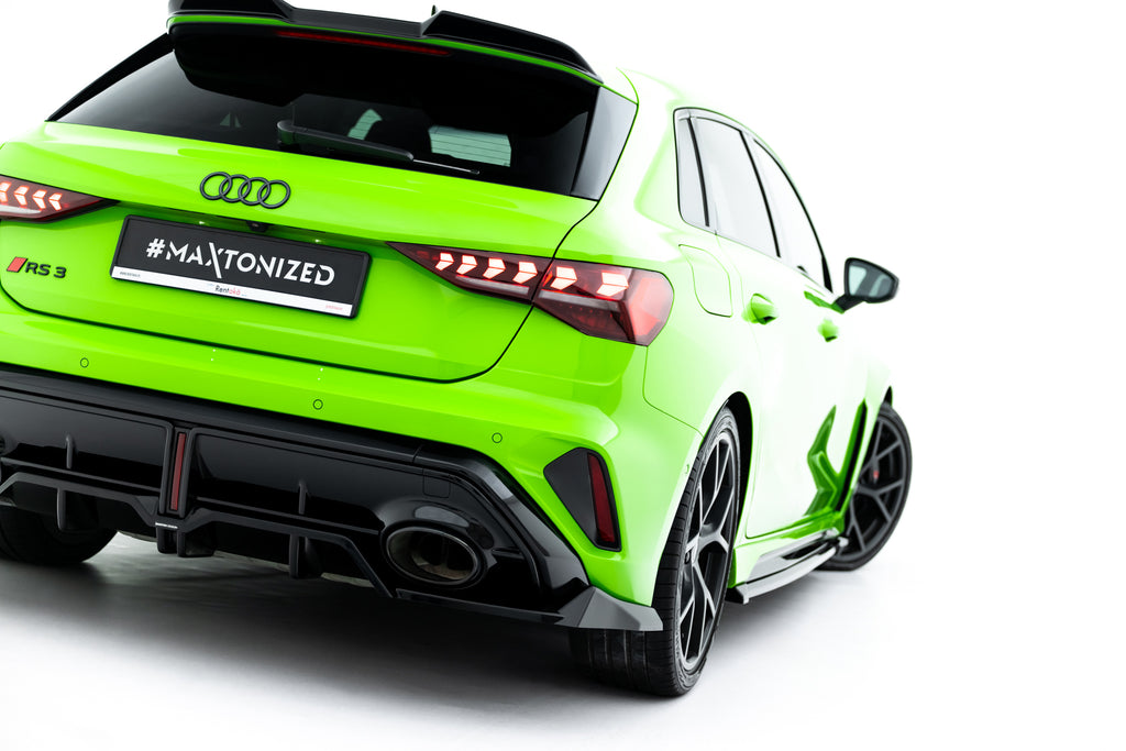 Bagsplitter (med lodrette stænger) v.1 Audi RS3 Sportback 8y facelift
