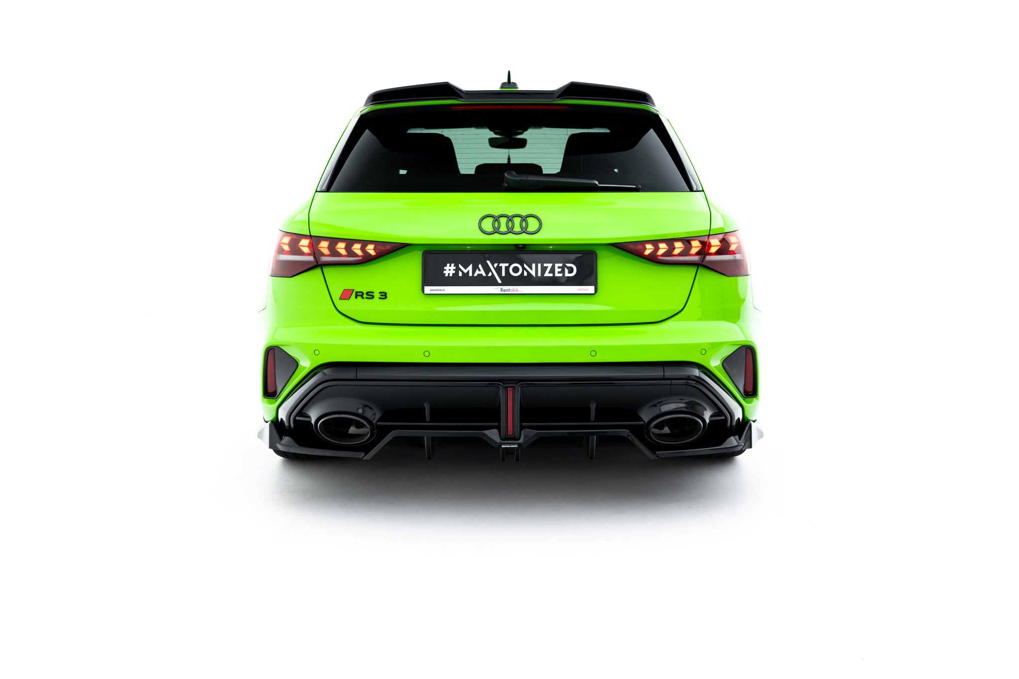 Bagsplitter (med lodrette stænger) v.1 Audi RS3 Sportback 8y facelift