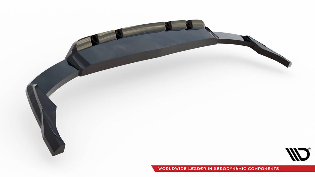 Rear splitter (with vertical bars) v.1 audi sq8 / q8 s-line mk1 facelift