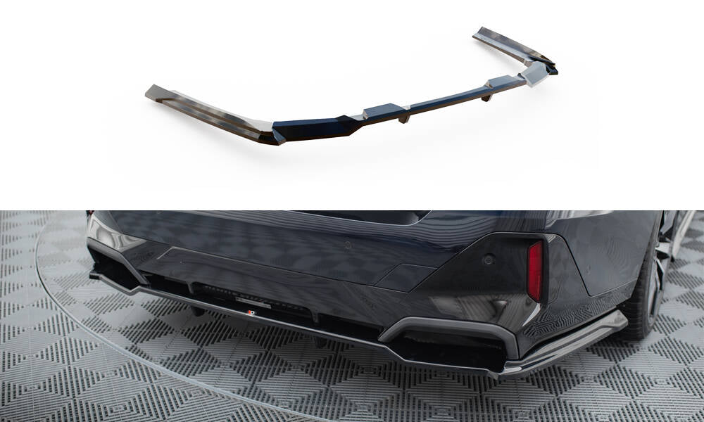 Rear splitter (with vertical bars) v.1 bmw 5 / i5 m-pack g60