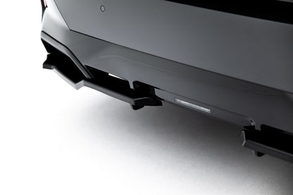 Rear splitter (with vertical bars) v.1 bmw 5 / i5 m-pack sedan / touring g60 / g61