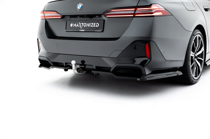Rear splitter (with vertical bars) v.1 bmw 5 / i5 m-pack sedan / touring g60 / g61