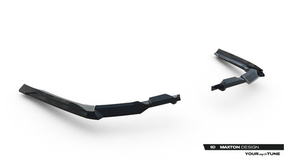 Rear splitter (with vertical bars) v.1 bmw 5 / i5 m-pack sedan / touring g60 / g61