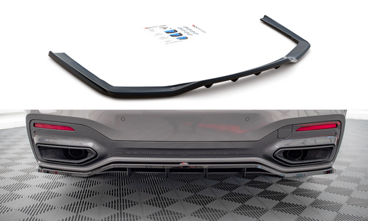 Rear splitter (with vertical bars) v.1 bmw 7 m-pack g11 / g12 facelift