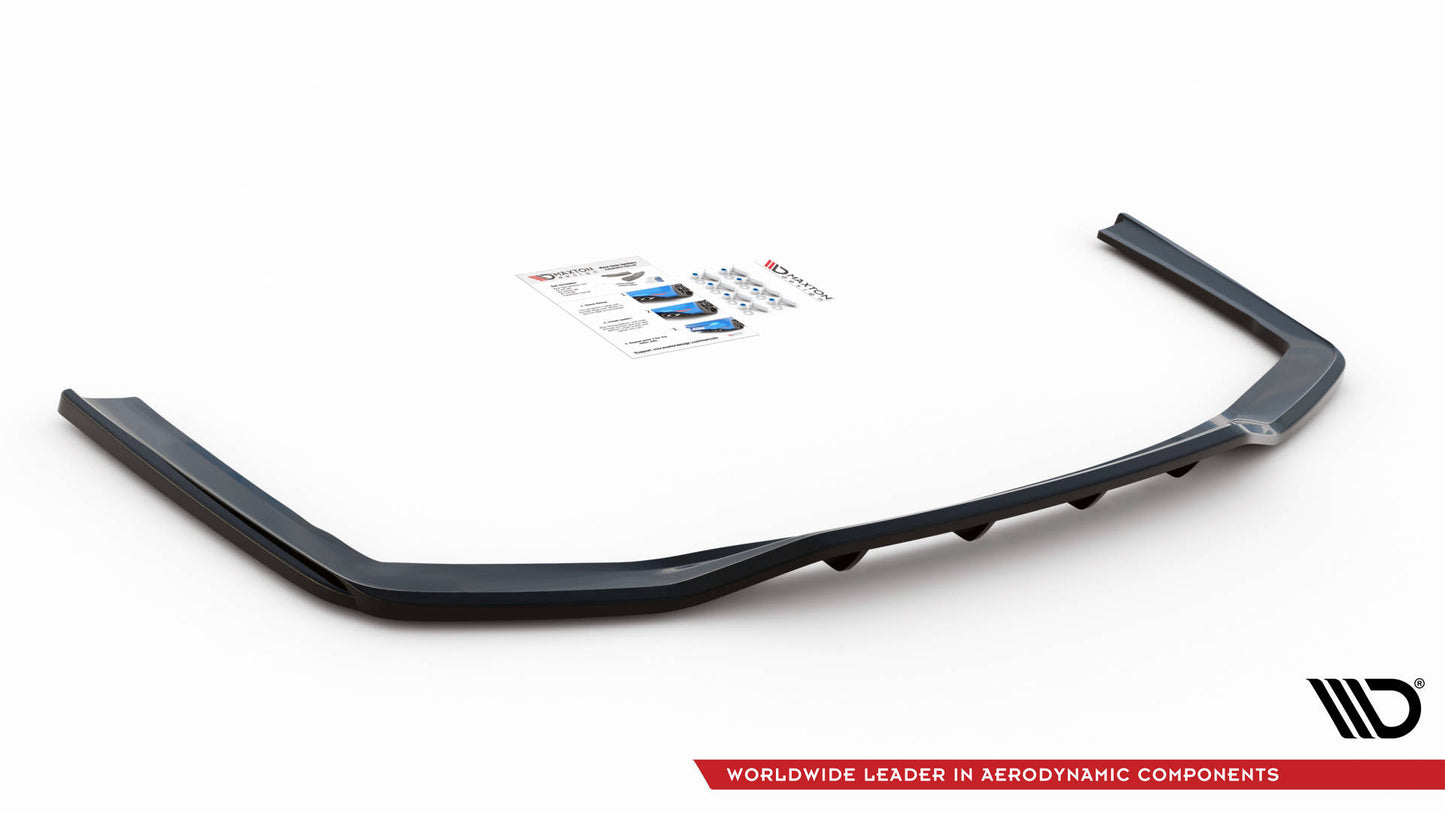Rear splitter (with vertical bars) v.1 bmw 7 m-pack g11 / g12 facelift