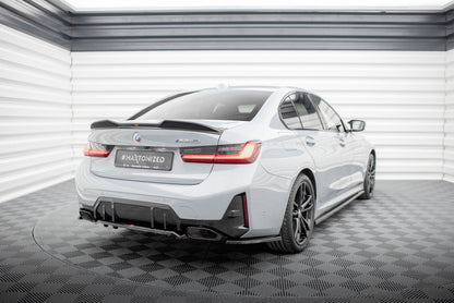 Rear splitter (with vertical bars) v.1 bmw m340i g20 / g21 facelift