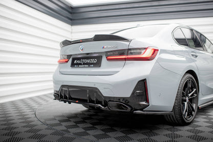 Rear splitter (with vertical bars) v.1 bmw m340i g20 / g21 facelift